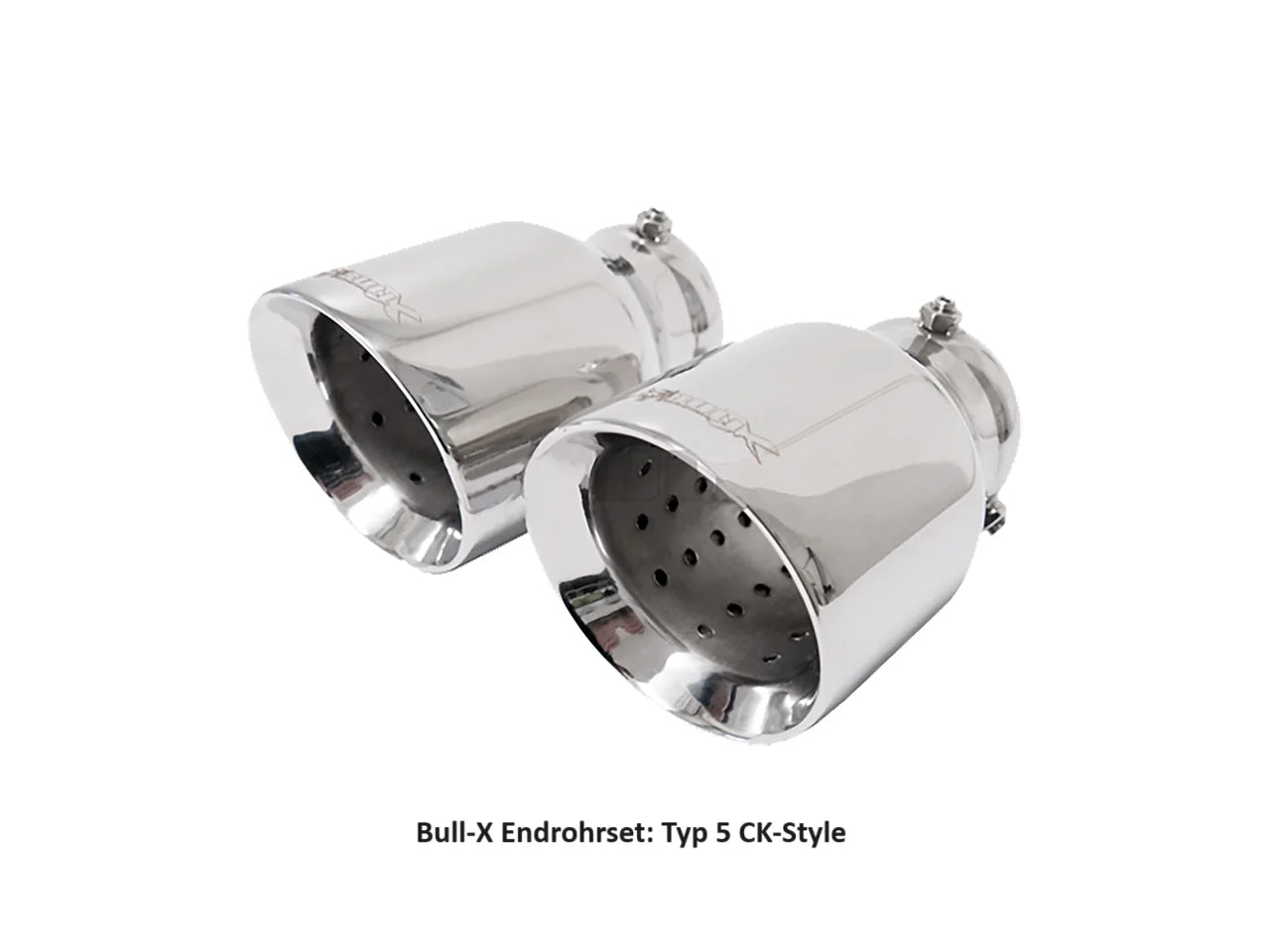 Bull-X ECE Endschalldämpfer 3" Y-Style R32 Look Golf 7 GTI