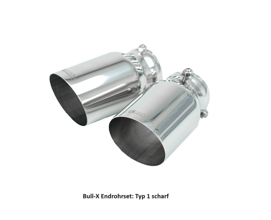Rohrbogenset zur Adaption von Bull-X Endrohren