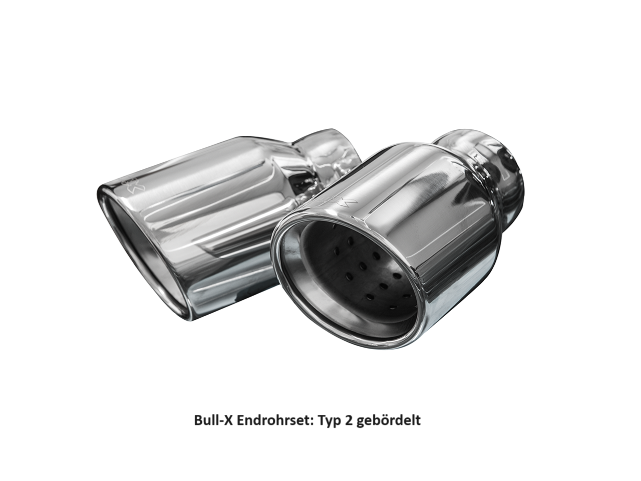 Rohrbogenset zur Adaption von Bull-X Endrohren