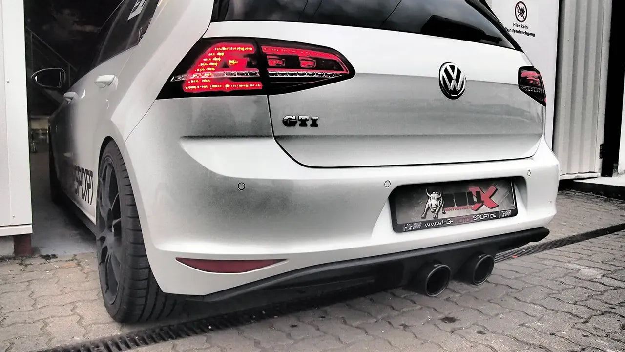 Bull-X ECE Abgasanlage 3" Y-Style "VAG02" MQB Plattform 1.8-2.0 TSI FWD (Golf 7 GTI, Leon 5F)