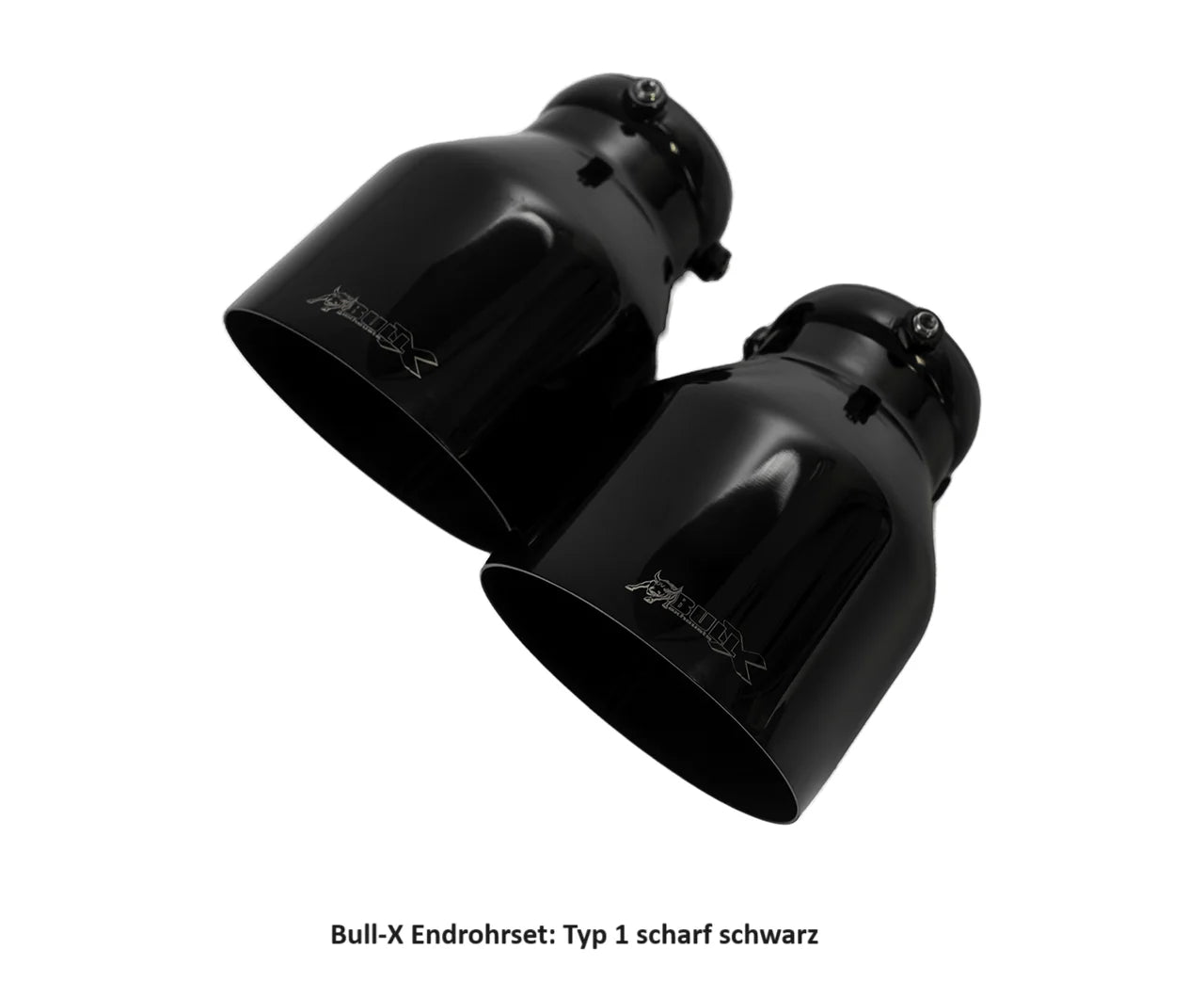 Bull-X ECE Endschalldämpfer 3" Y-Style R32 Look Golf 7 GTI