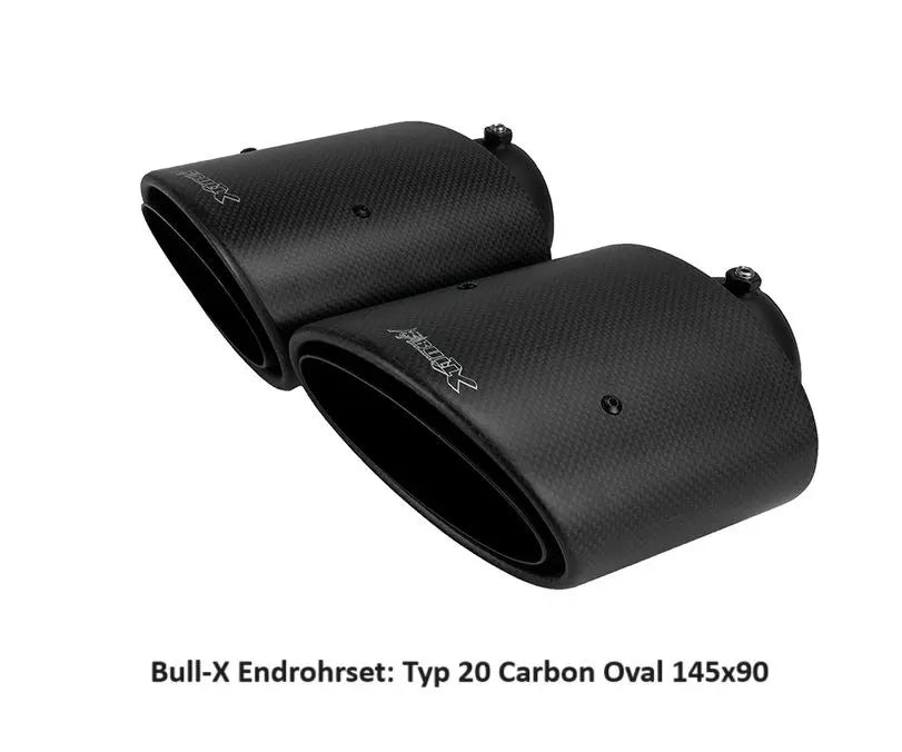 Bull-X ECE Endschalldämpfer 3" Y-Style Golf 7 GTI, Leon 5F