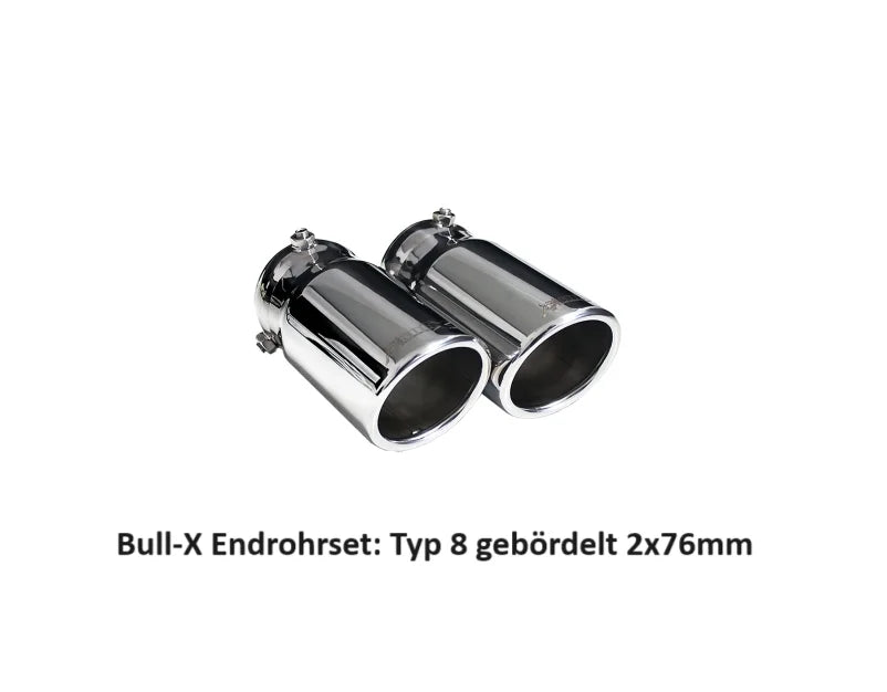 Bull-X ECE Abgasanlage 3" Y-Style "VAG02" MQB Plattform 1.8-2.0 TSI FWD (Golf 7 GTI, Leon 5F)